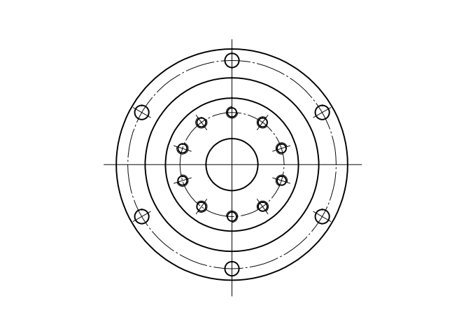 谐波减速器轴承CSD型结构尺寸