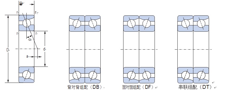 72C/72AC 角接触球轴承